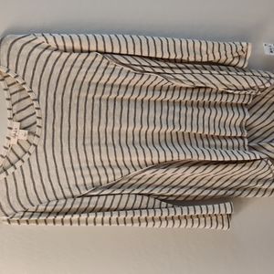 Pretty striped high low tunic NWT